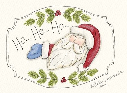 Ho...Ho...Ho... by Debbie McMaster art print