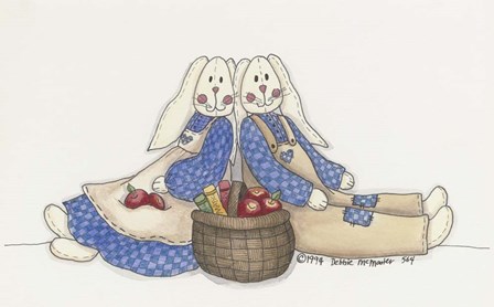 Back To Back by Debbie McMaster art print