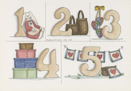 One To Five by Debbie McMaster art print