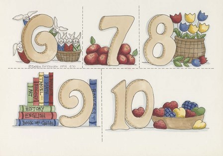 Six To Ten by Debbie McMaster art print