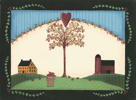 Fall Tree by Debbie McMaster art print