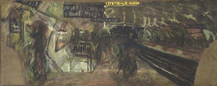 The Metro, Villers Station, 1916 by Edouard Vuillard art print