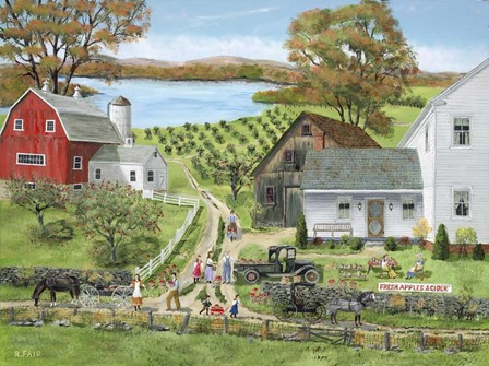 Apple Sale by Bob Fair art print