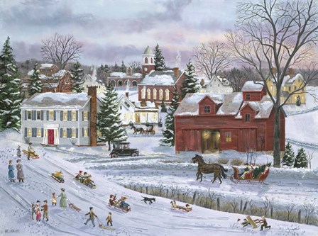 December Eve by Bob Fair art print