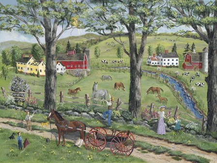 Lost Kite by Bob Fair art print