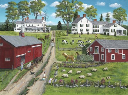 Picking Flowers by Bob Fair art print