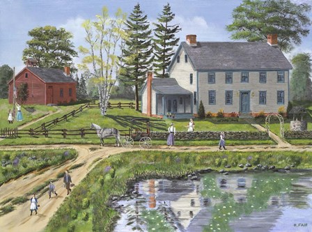 Reflection of Home by Bob Fair art print