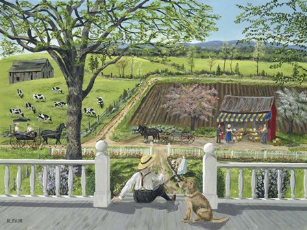 Spring Blooms by Bob Fair art print