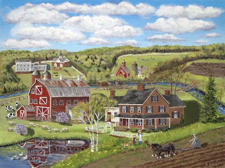 Spring Plowing by Bob Fair art print