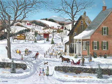 The Best Hill Ever by Bob Fair art print