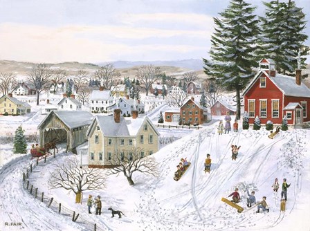 Winter Recess by Bob Fair art print