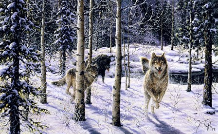 Pursuit by Jeff Tift art print