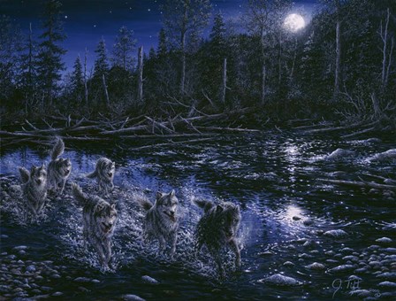 Midnight Pursuit by Jeff Tift art print