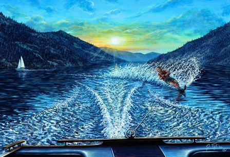 L. Chelan by Jeff Tift art print