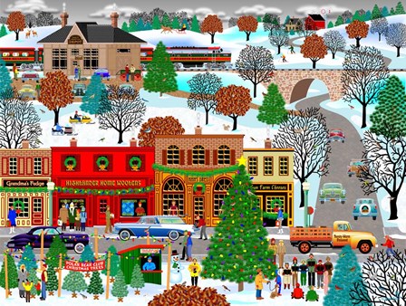 Christmas Is Coming by Mark Frost art print