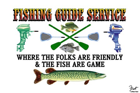 Fishing Guide Service by Mark Frost art print