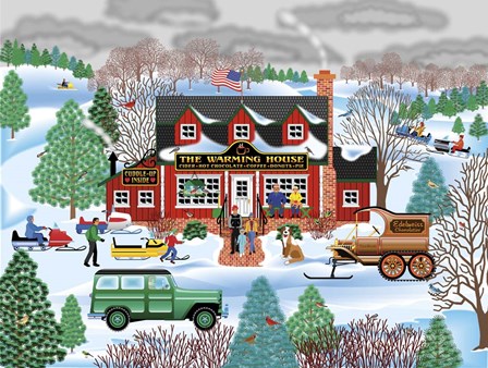 Warming House by Mark Frost art print