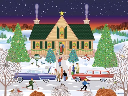Christmas Eve At Gramma&#39;s by Mark Frost art print