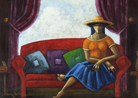 Summers Last Romance by Oscar Ortiz art print