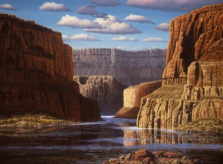 Pristine Sanctuary by R.W. Hedge art print