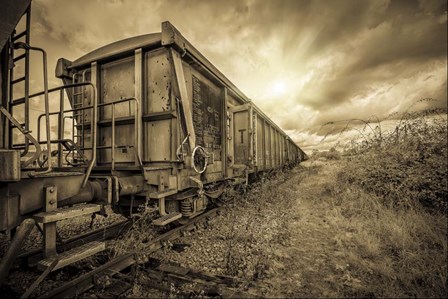 Lost Train by Sebastien Lory art print