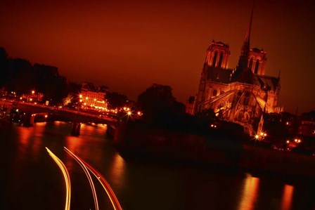 Red Night by Sebastien Lory art print