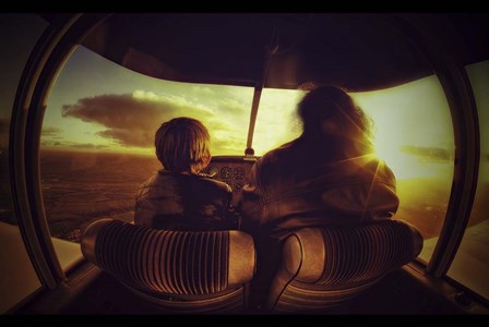 Le Petite Prince by Sebastien Lory art print