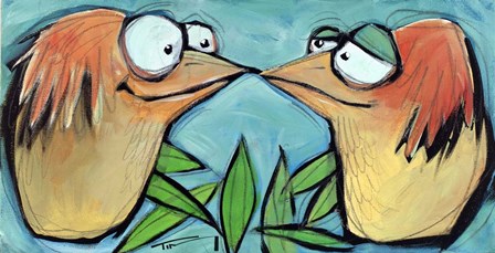 Beak To Beak 2 by Tim Nyberg art print