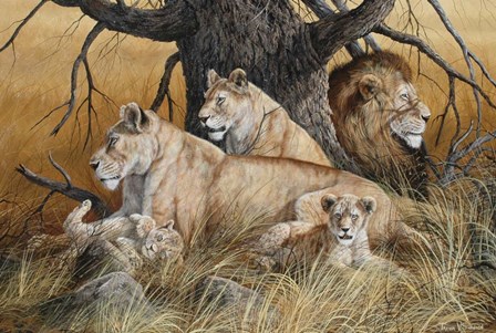 African Family by Trevor V. Swanson art print