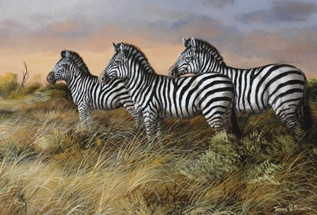 Serengeti Sunset by Trevor V. Swanson art print