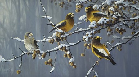 Winter's Treat by Wilhelm J. Goebel art print