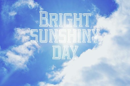 Bright Sunshiney Day by Vintage Skies art print