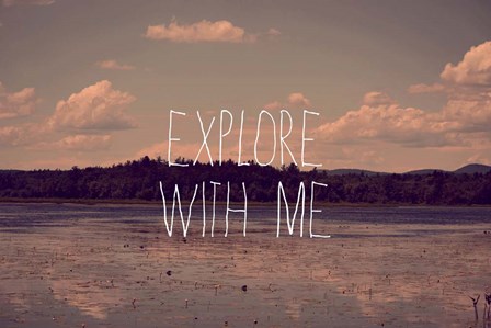 Explore With Me by Vintage Skies art print