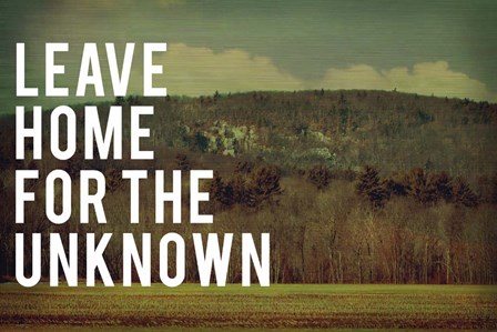 Leave Home by Vintage Skies art print