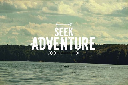 Seek Adventure by Vintage Skies art print