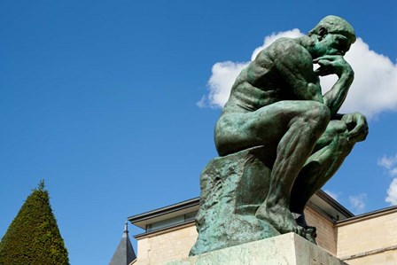 Statue at Musee Rodin, Paris, Ile-de-France, France by Panoramic Images art print