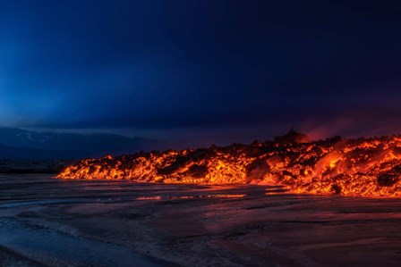 Glowing Lava, Iceland by Panoramic Images art print