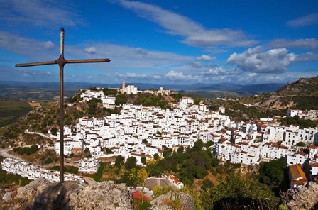 The Village of Casares, Malaga Province, Andalucia, Spain by Panoramic Images art print
