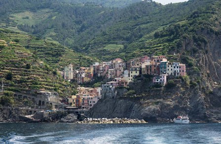 Manarola, Riomaggiore, La Spezia, Liguria, Italy by Panoramic Images art print