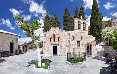 Keras Kardiotissas Monastery, Kera, Crete, Greece by Panoramic Images art print