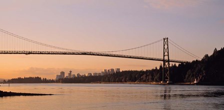 Vancouver, Lions Gate Bridge by Panoramic Images art print