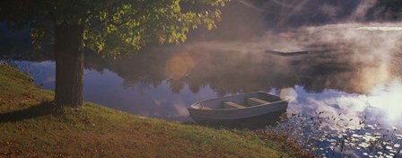 Rowboat Lake, NH by Panoramic Images art print