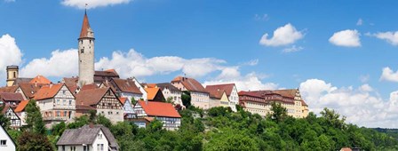 Kirchberg an der Jagst, Hohenlohe Region, Baden-Wurttemberg, Germany by Panoramic Images art print