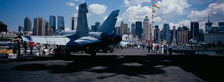 Intrepid Sea Air Space Museum, USS Intrepid, NYC by Panoramic Images art print