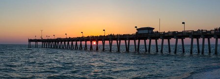 Venice Pier on the Gulf of Mexico, Venice, Florida by Panoramic Images art print