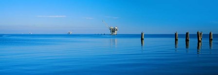 Oil Rig in the Gulf Shores, Baldwin County, Alabama by Panoramic Images art print