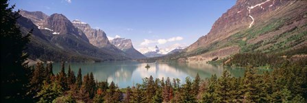 Saint Mary Lake, Montana by Panoramic Images art print