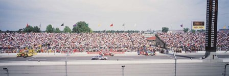 Racecars, Indianapolis, Indiana by Panoramic Images art print