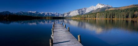 Hector Lake, Mt John Laurie, Rocky Mountains,  Alberta, Canada by Panoramic Images art print