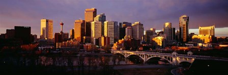 Bow River, Calgary, Alberta, Canada by Panoramic Images art print